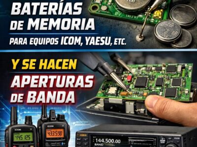 Se hacen pequeñas reparaciones y aperturas de frecuencia. Consultar
